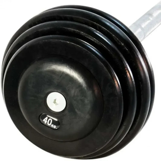 Guss Kompakt-Langhantelsatz | Profi | 10 - 60 Kg | 2,5Kg Abstufung |