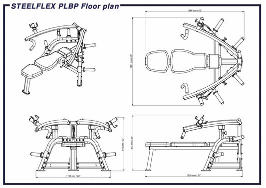 Plate-Load | Isolateral | Flache-Drückerbank | Flachbank | PLBP |