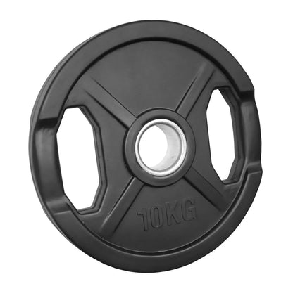 gummierte Hantelscheiben | 50/51 mm | mit Griffe | 0,5 Kg - 40 Kg |
