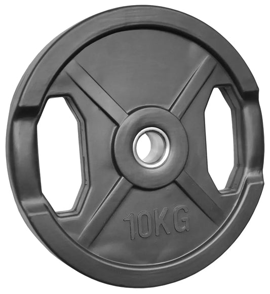 gummierte Hantelscheiben | 30/31 mm | mit Griffe | 10 Kg - 20 Kg |