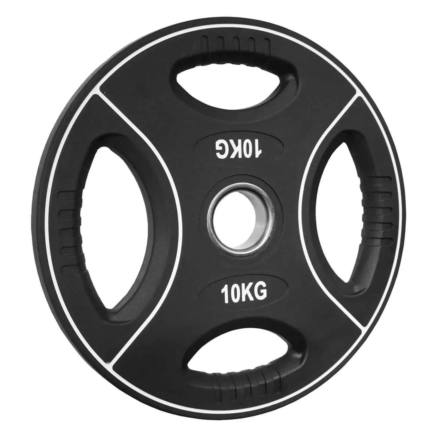 PU Hantelscheibe | 50/51 mm | 4-Grip-Design | 1,25 Kg - 25 Kg |