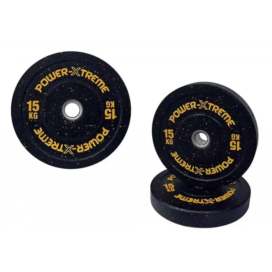 Bumper Plates | farbcodiert | 50 mm | Gummi-Granulat | 5 Kg - 25 Kg |