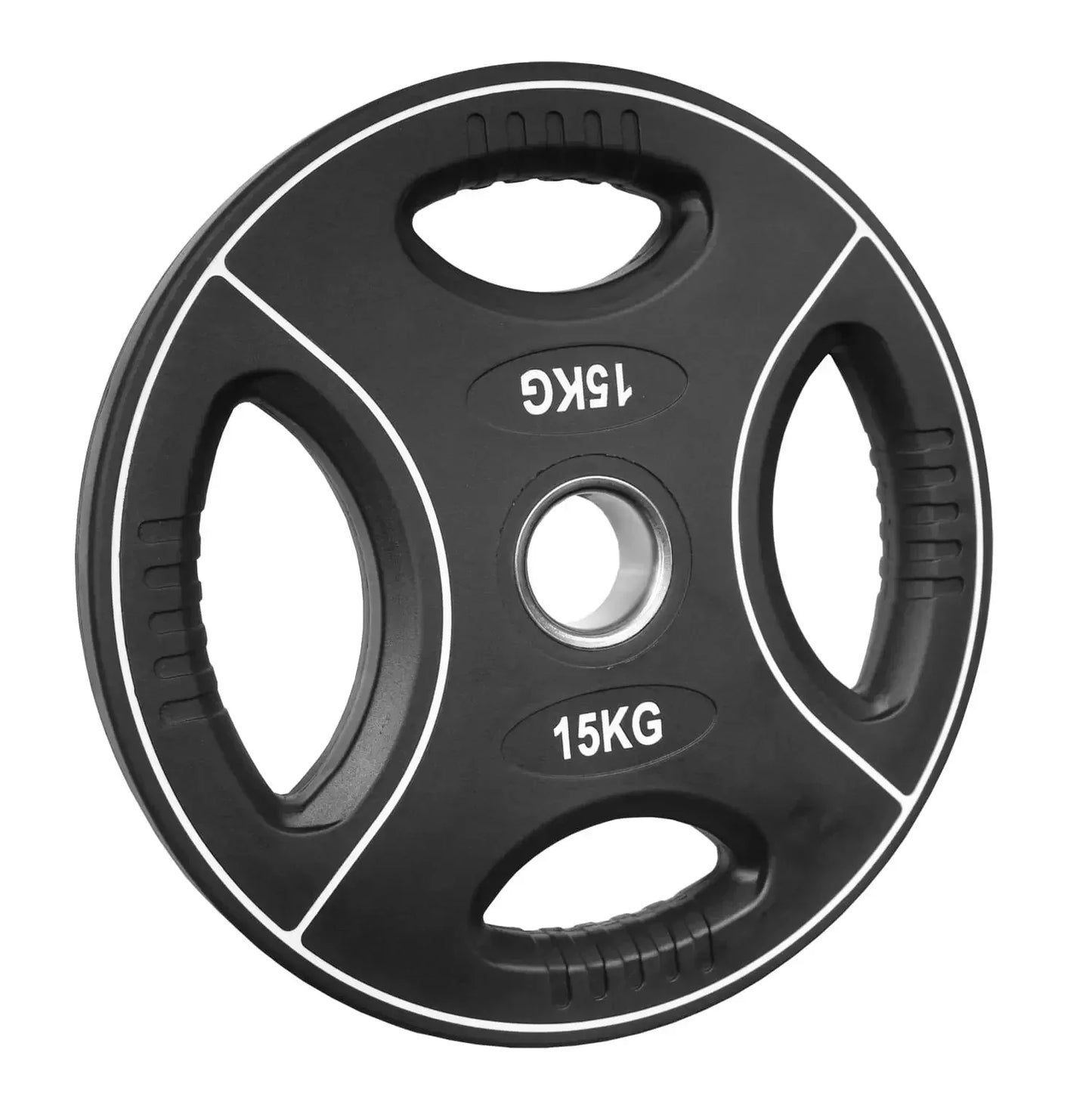 PU Hantelscheibe | 50/51 mm | 4-Grip-Design | 1,25 Kg - 25 Kg |