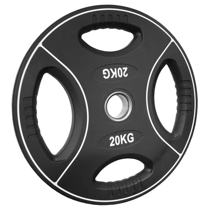 PU Hantelscheibe | 50/51 mm | 4-Grip-Design | 1,25 Kg - 25 Kg |
