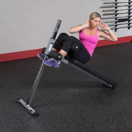 Body Solid | Bauchtrainer | Sit-Up Bank | Bauchmuskeltrainer | GAB-60B