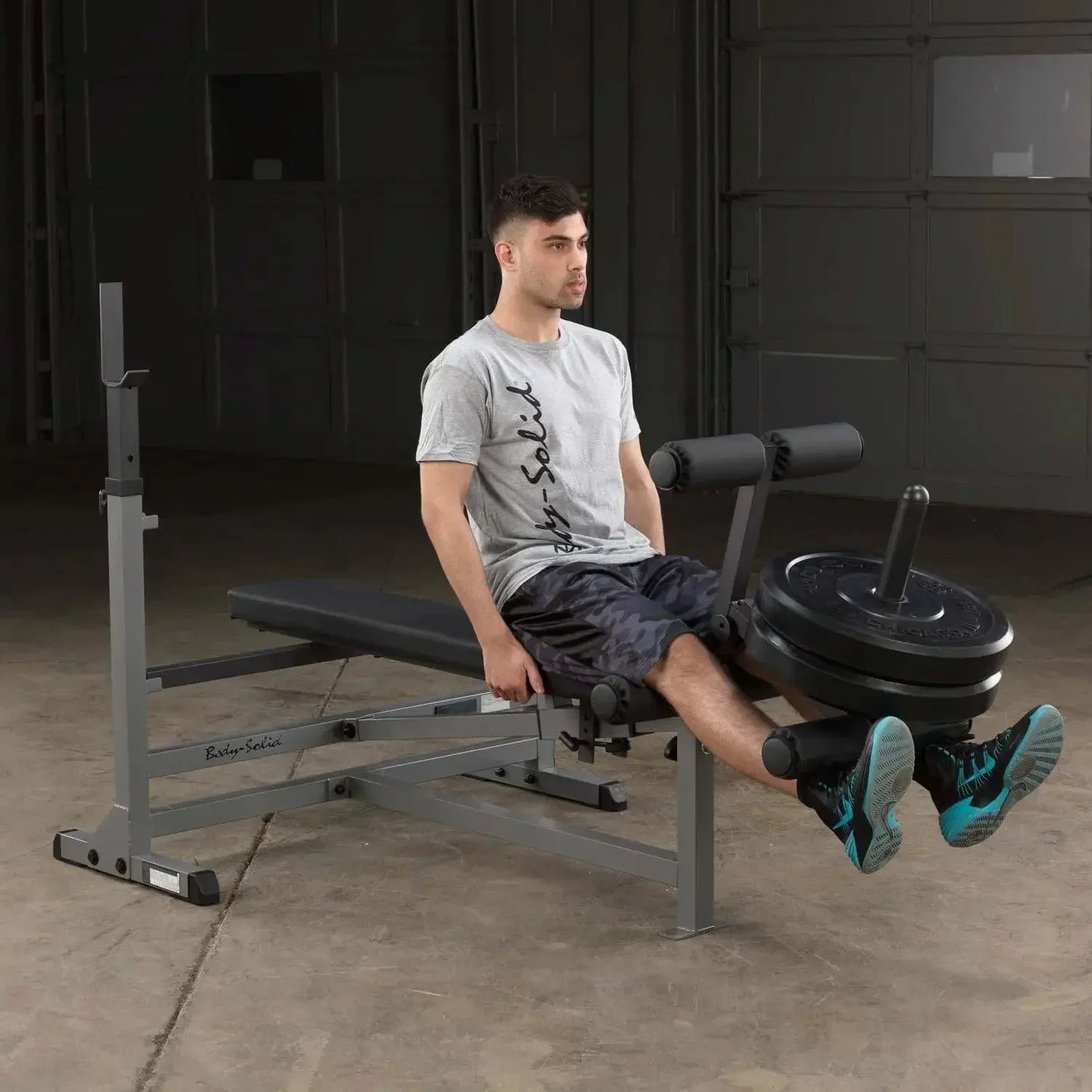 Body Solid | Drückerbank Combo | Hantelbank mit Ablage | GDIP-46L |