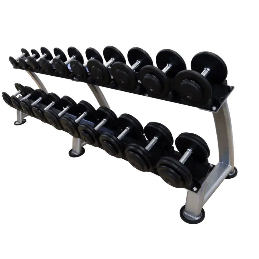Guss Kompakt-Hantelsatz | 2,5Kg - 70 Kg | Gusseisen | 2,5kg Abstufung |