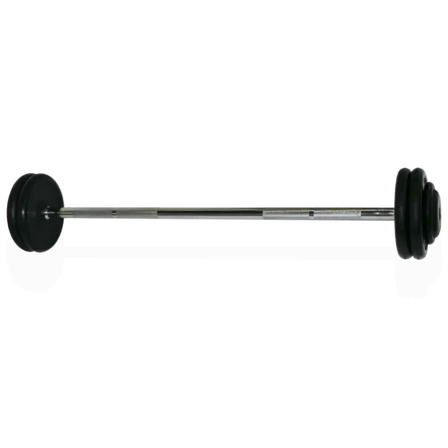 Guss Kompakt-Langhantelsatz | Profi | 10 - 60 Kg | 2,5Kg Abstufung |