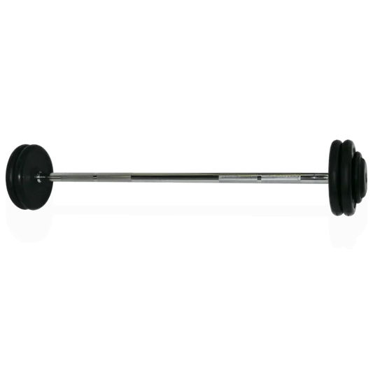 Guss Kompakt-Langhantelsatz | Profi | 10 - 60 Kg | 2,5Kg Abstufung |
