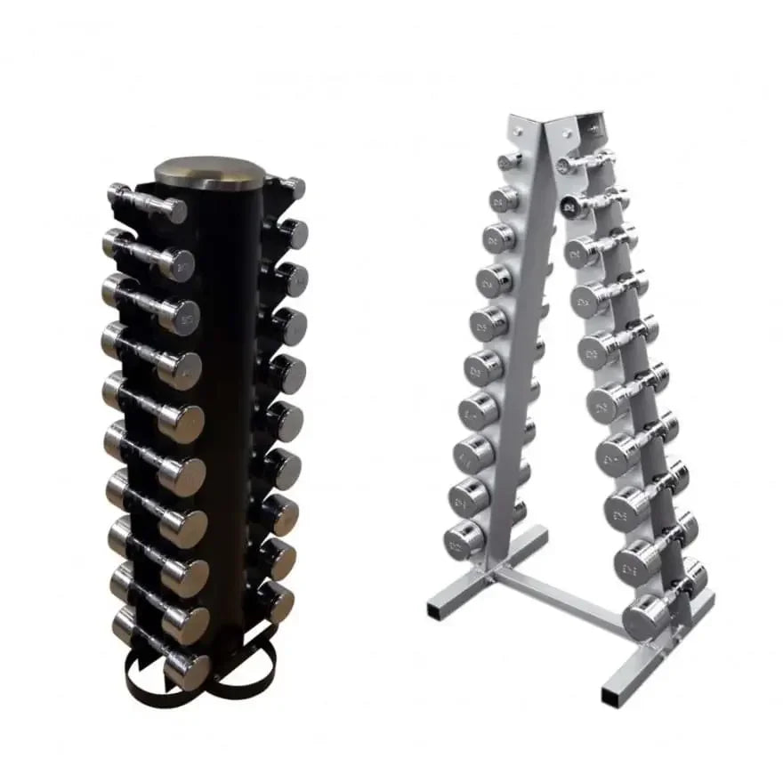 Chrom-Hantelsatz 1-10 Kg | Hex-Hantelsatz 1-10kg | in 1kg Abstufung |