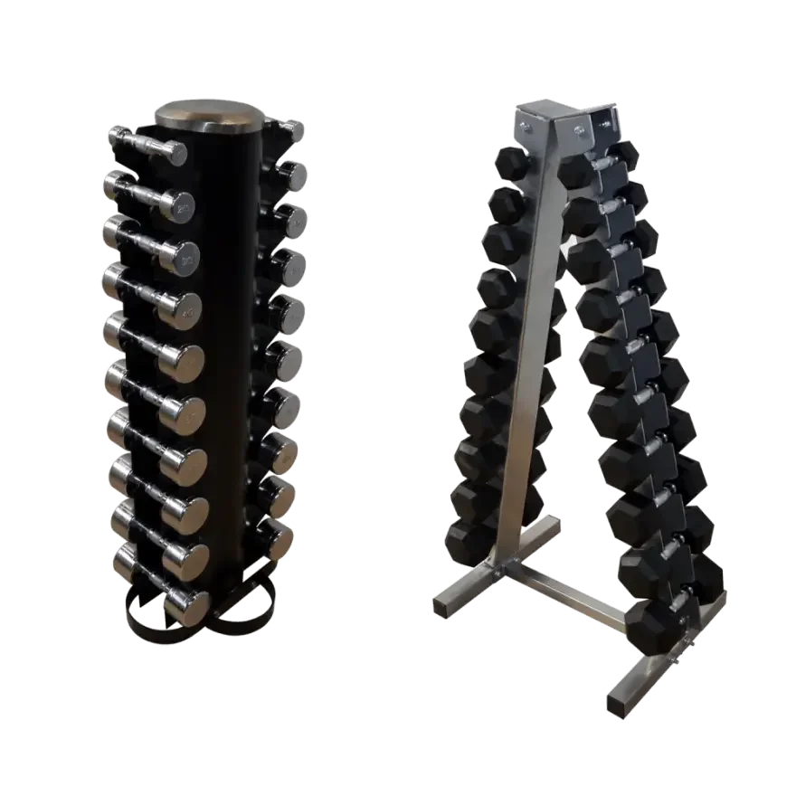 Chrom-Hantelsatz 1-10 Kg | Hex-Hantelsatz 1-10kg | in 1kg Abstufung |