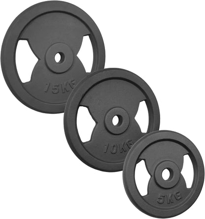 Gewichtsscheiben | Gusseisen | 30/31 mm | mit Griffen | 5 Kg - 20 Kg |