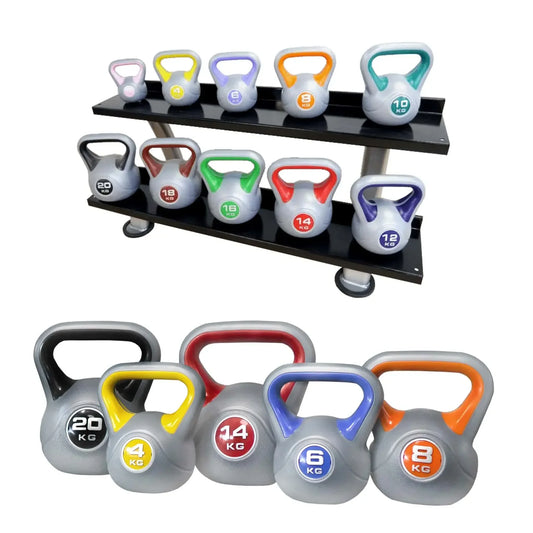 Kettlebell | farbcodiert | 2 - 20 Kg | Kunststoffummantelt | K-Bell-P |