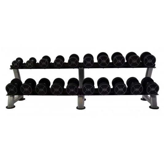 PU Hantel-Satz | 2Kg - 60Kg | PU Kompakt-Hanteln | 2Kg Abstufung |