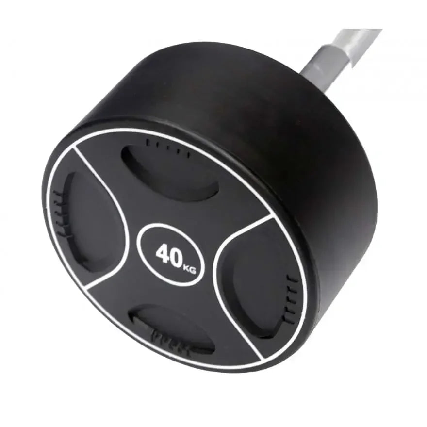 PU Langhantel | 5 - 60 Kg | Vollstahl | PU- Polyurethan | 5 Kg Abstufung |