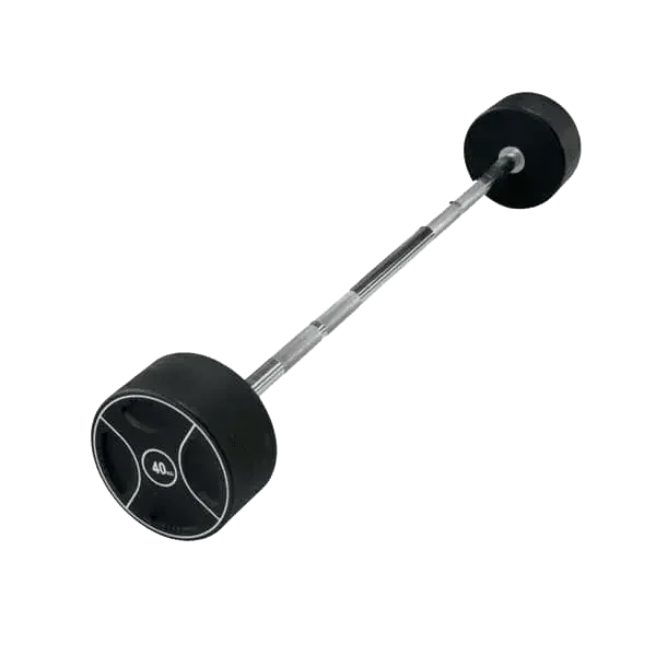 PU Langhantel | 5 - 60 Kg | Vollstahl | PU- Polyurethan | 5 Kg Abstufung |