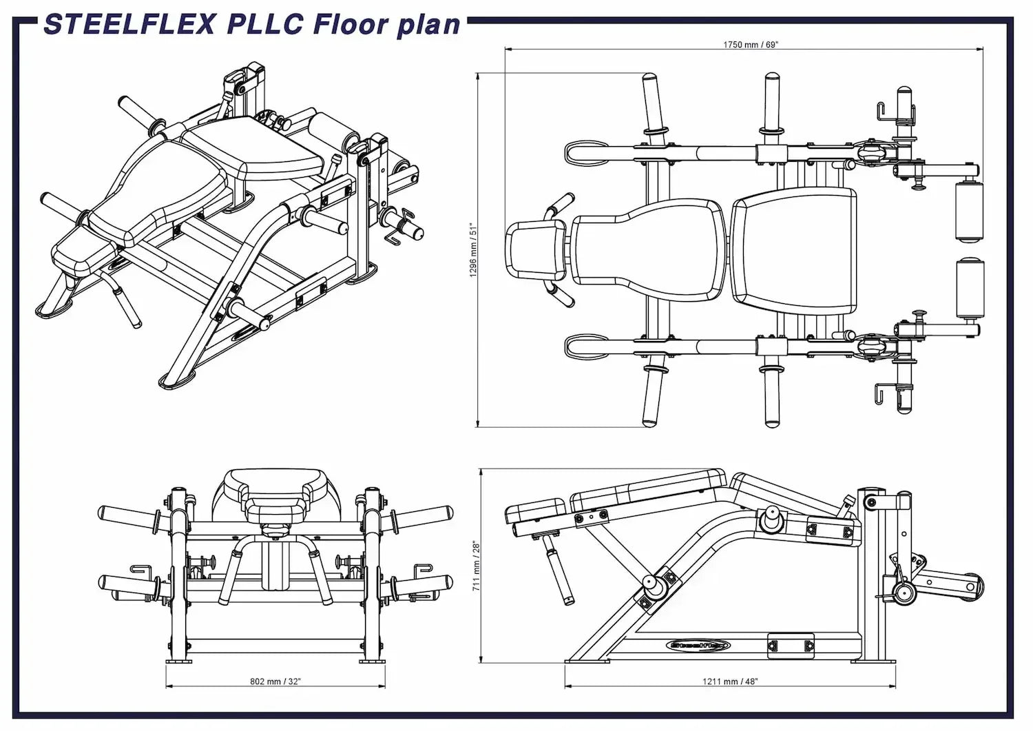 Plate-Load | Beinbeuger | Isolateral | Steelflex | PLLC |