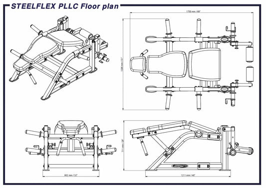 Plate-Load | Beinbeuger | Isolateral | Steelflex | PLLC |