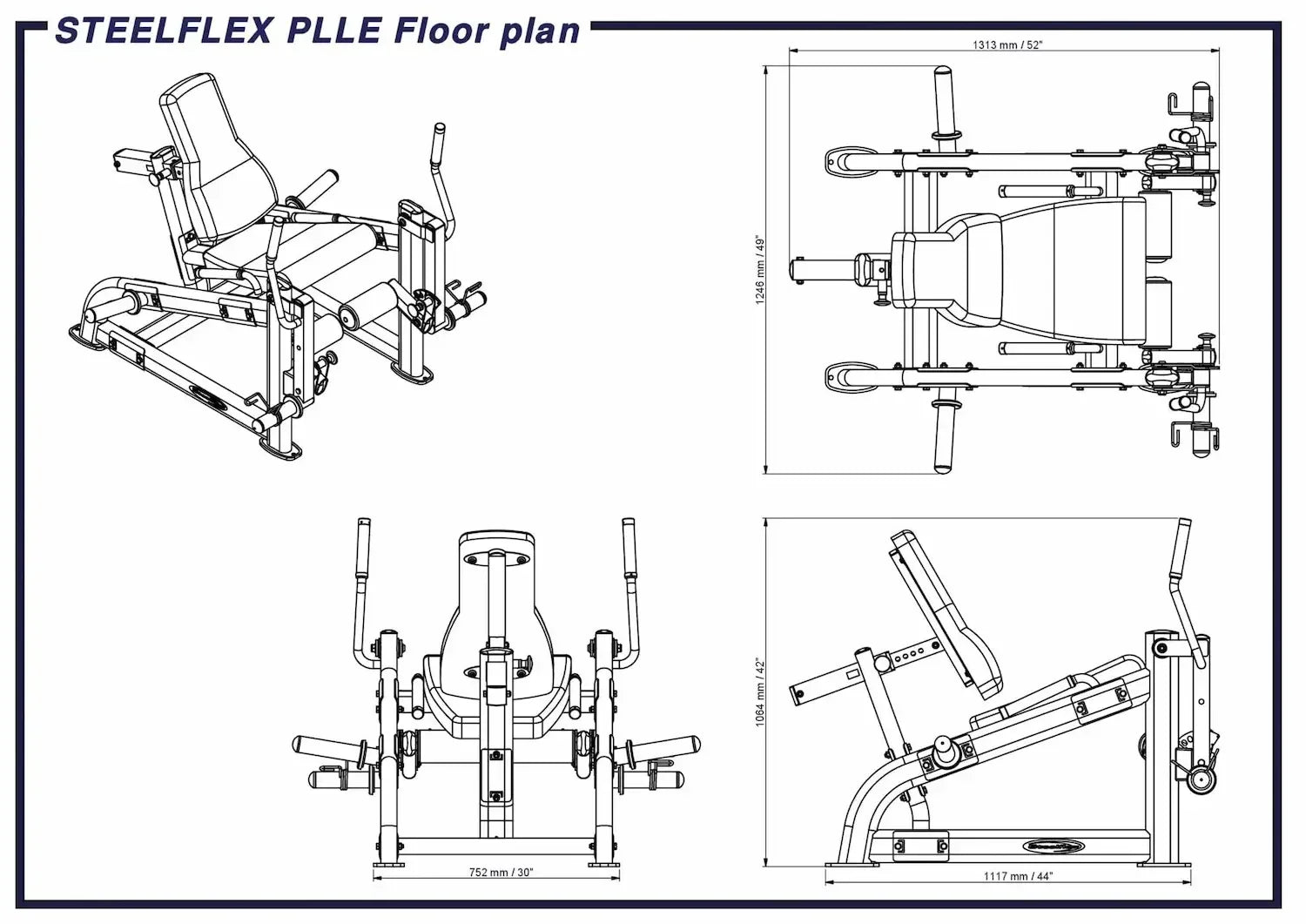 Plate-Load | Beinstrecker | Isolateral | Beintrainer | PLLE |