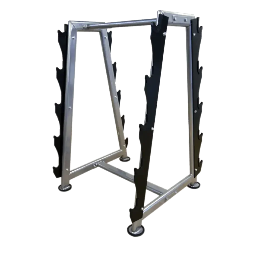 SZ- & Langhantelablage | Studio | 10 Ablagen | Oval-Stahlprofil |