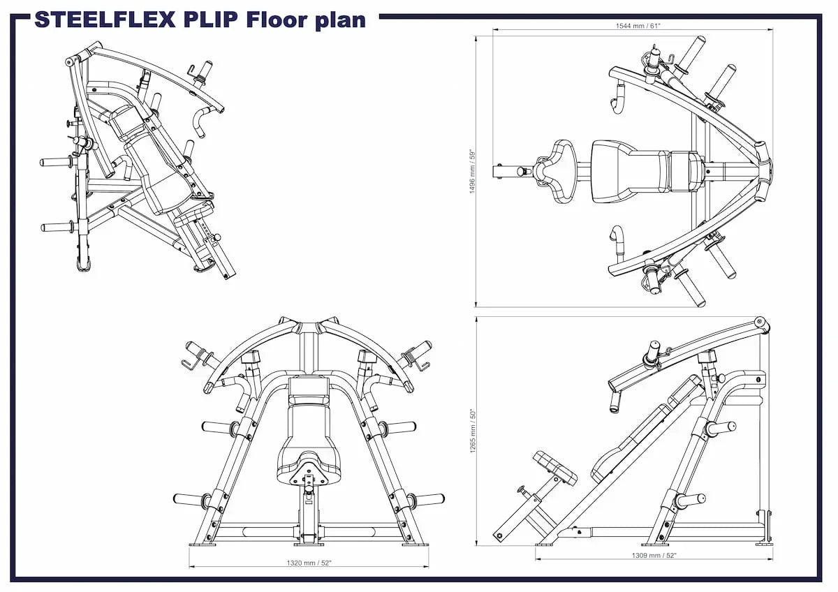 Plate-Load | Schräge Drückerbank | Isolateral | Schrägbank | PLIP |