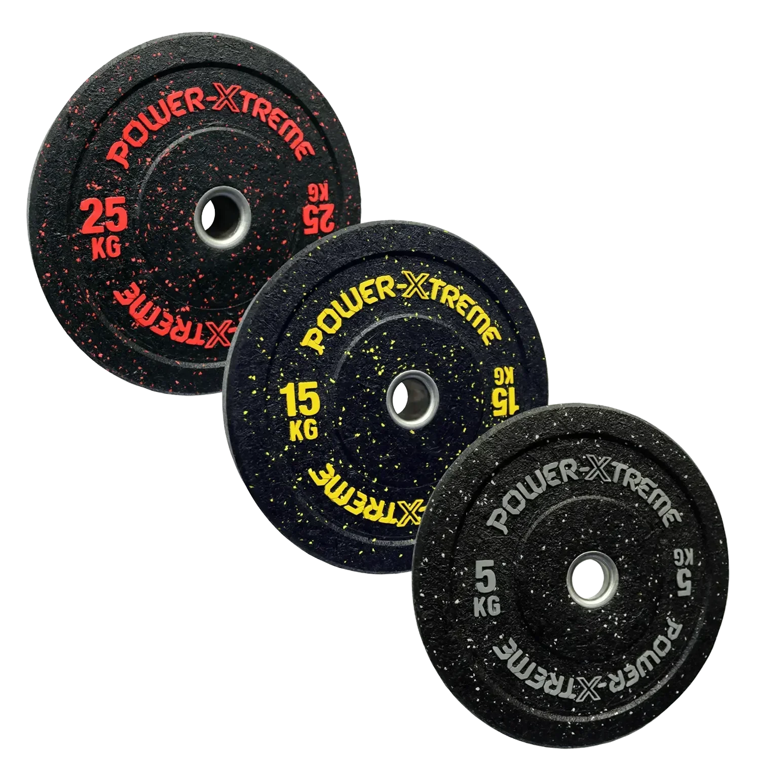 Bumper Plates | farbcodiert | 50 mm | Gummi-Granulat | 5 Kg - 25 Kg |
